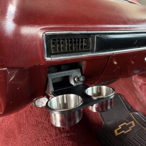 Squarebody Chevy Truck Cup Holder 73-87 C/K Series Black Accessory for Silverado Blazer GMC
